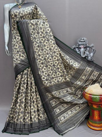 PSNTIDSS5F14NCDC19- Ikat silk saree