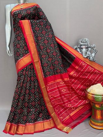 PSNTIDSS5F14NCDC22- Ikat silk saree