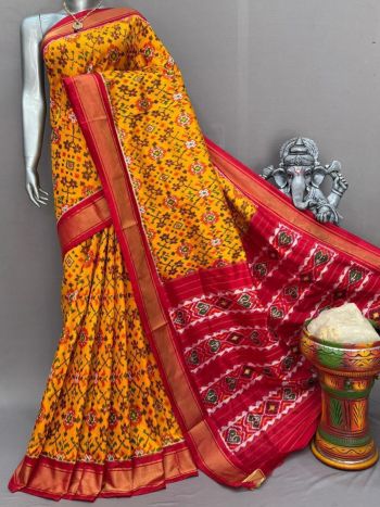 PSNTIDSS5F21NDCD38- Ikat silk saree