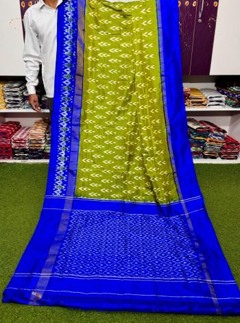 PSRGILWS5F14XZCD16- light weight Ikat silk saree