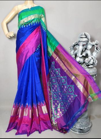 PWCKIDSS5F22TZDC26- Ikat silk saree