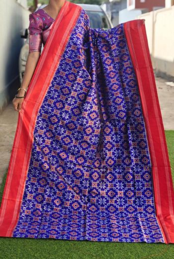 PGMRIDSS5F21BXDC02- Ikat silk saree