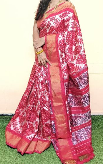 PGMRIDSS5F14NCCD07- Ikat silk saree