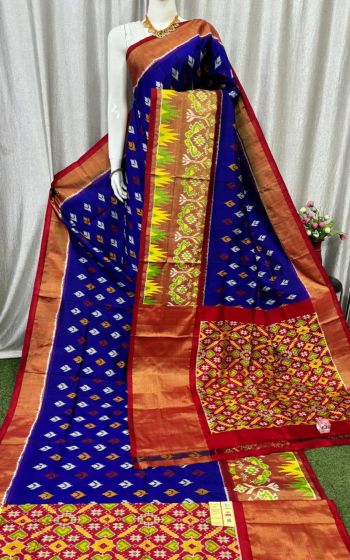 PASKIDSS5F22BEDD01- Ikat silk saree