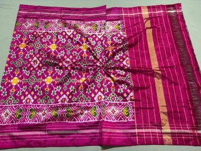 PSSIISDP5M10ECDC01- Ikat silk dupatta