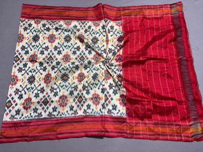 PSSIISDP5M10ECDC02- Ikat silk dupatta