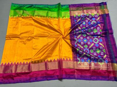 PSSIISDP5M10ECDC09- Ikat silk dupatta