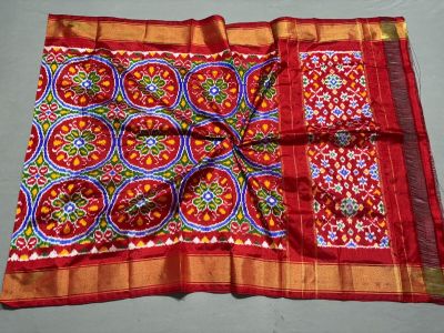 PSSIISDP5M10ECDC12- Ikat silk dupatta