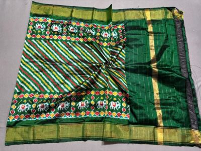 PSSIISDP5M10ECDC27- Ikat silk dupatta