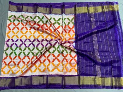 PSSIISDP5M10ECDC31- Ikat silk dupatta