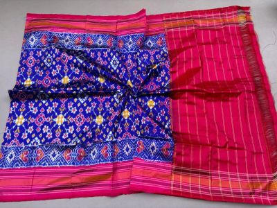 PSSIISDP5M10ECDC42- Ikat silk dupatta