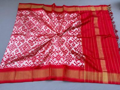 PSSIISDP5M10ECDC59- Ikat silk dupatta