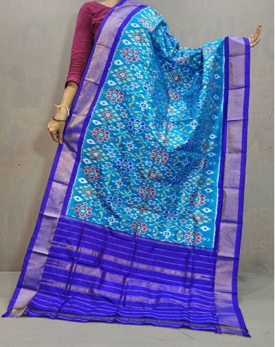 PGMRISDP5M04ECCD05- Ikat silk dupatta