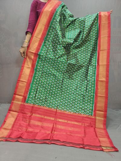 PGMRISDP5M04ECCD09- Ikat silk dupatta