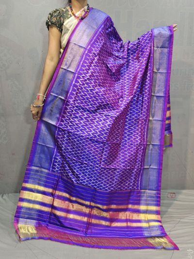 PGMRISDP5M04ECCD34- Ikat silk dupatta