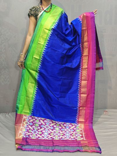 PGMRISDP5M04ECCD38- Ikat silk dupatta