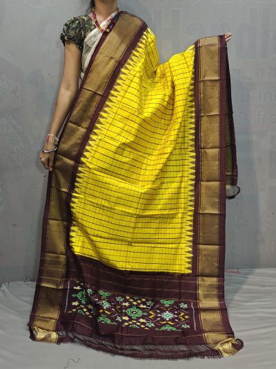 PGMRISDP5M04ECCD51- Ikat silk dupatta