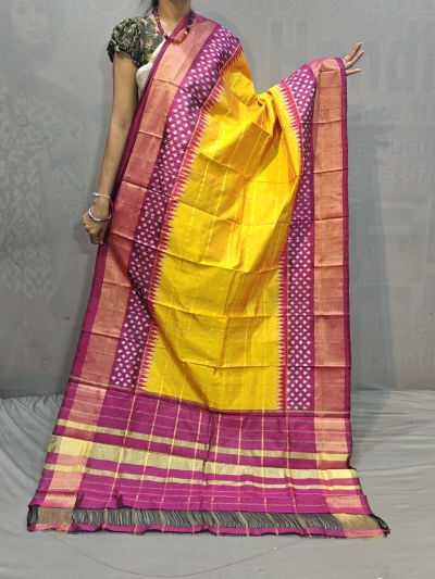 PGMRISDP5M04ECCD81- Ikat silk dupatta