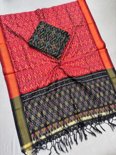 PSSISCDT5M07EFDC50- Ikat Sico dupatta with Ikat sico top