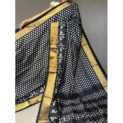 PGMRIDSS4N18TCCD14- Ikat silk saree