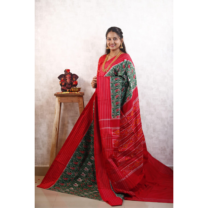 PANHIDSS4G06BSDC11- Ikat silk saree