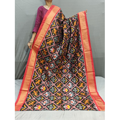 PGMRIDSS4G06NDDC08- Ikat silk saree