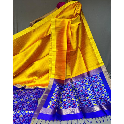 PGMRIDSS4G07XSCC19- Ikat Dupion silk saree