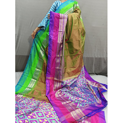 PGMRIDSS4G08BDCD15- Ikat silk saree