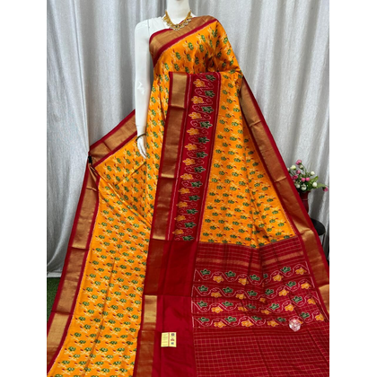 PASKIDSS4G13NSDD08- Ikat silk saree