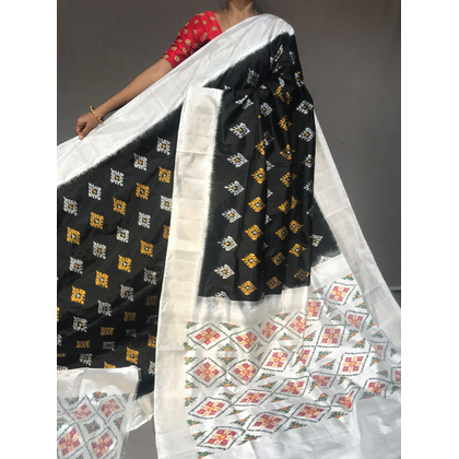 PGMRIDSS4G12BDCD19- Ikat silk saree