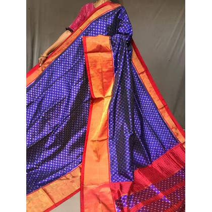 PGMRIDSS4G12BDCD26- Ikat silk saree