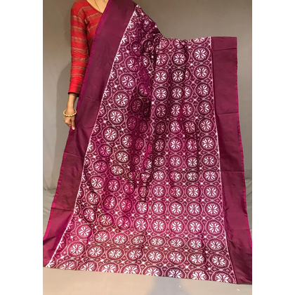 PGMRIDSS4G14NCDC27- Ikat silk saree