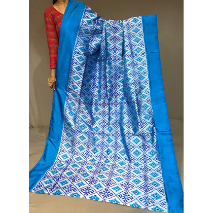 PGMRIDSS4G14NCDC28- Ikat silk saree