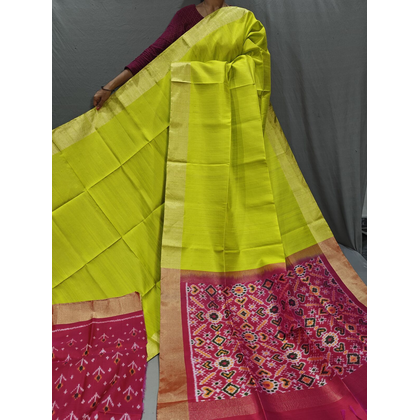 PGMRIDSS4G14XSDD26-  Ikat Dupion silk saree