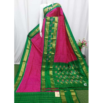 PASKIDSS4S19NSDC03- Ikat silk saree