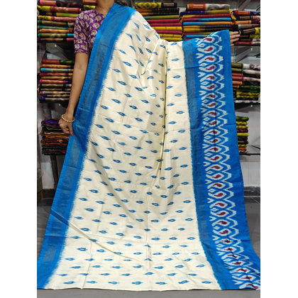 PGMRILWS4S20XCDC03- light weight Ikat silk saree