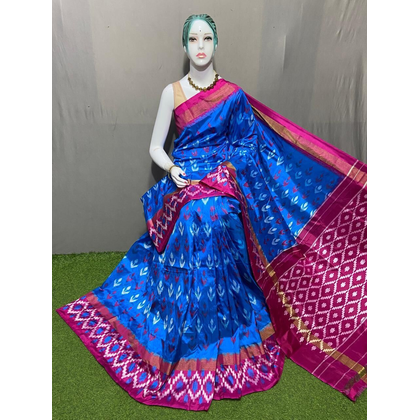 PSRGILWS4S20XDCD11- light weight Ikat silk saree