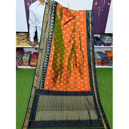 PSRGILWS4S20XDCD73- light weight Ikat silk saree