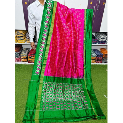 PSRGILWS4S20XDCD80- light weight Ikat silk saree