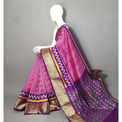 PGMRIDSS4S21BBCC15- Ikat silk saree