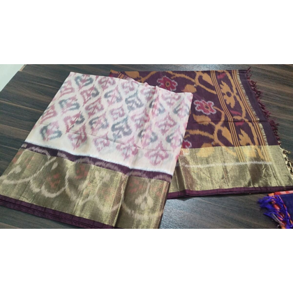 PGMRISCS4S24EZDC03- Ikat Sico saree