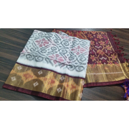 PGMRISCS4S24EZDC04- Ikat Sico saree