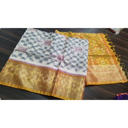 PGMRISCS4S24EZDC06- Ikat Sico saree