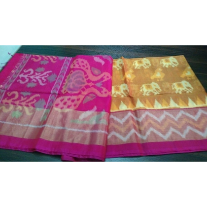 PGMRISCS4S24EZDC52- Ikat Sico saree