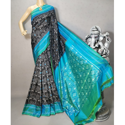 PRIHIDSS4S23BSDD03- Ikat silk saree