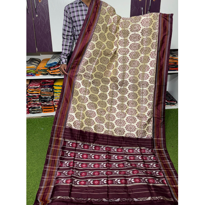 PSRGIDSS4S23BDDC02- Ikat silk saree