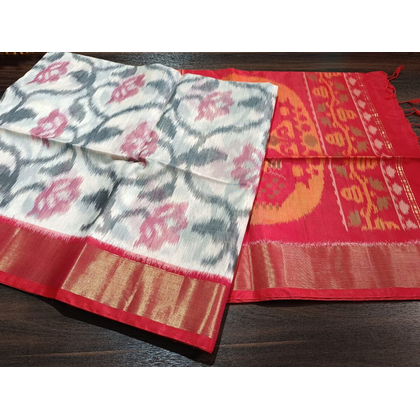 PGMRISCS4S26ECDC01- Ikat Sico saree