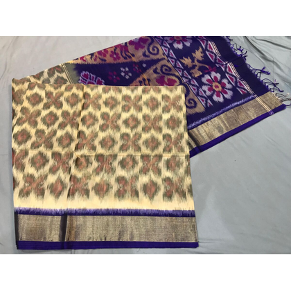 PGMRISCS4S26ECDC08- Ikat Sico saree