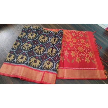 PGMRISCS4S26ECDC33- Ikat Sico saree