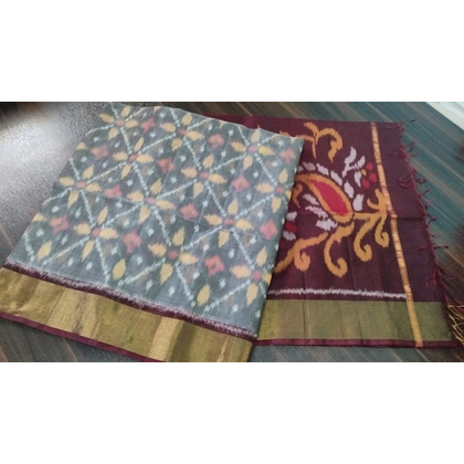 PGMRISCS4S26ECDC35- Ikat Sico saree